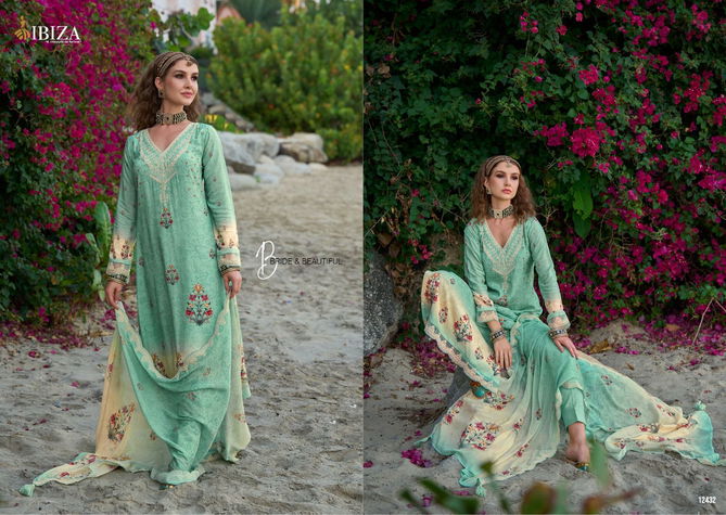 Ibiza Pandora 12428-12435 Wholesale Printed Salwar Suits Catalog